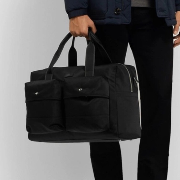 Hugo Boss Meridian Leather-Trimmed Shell Holdall Bag - Picture 2 of 10